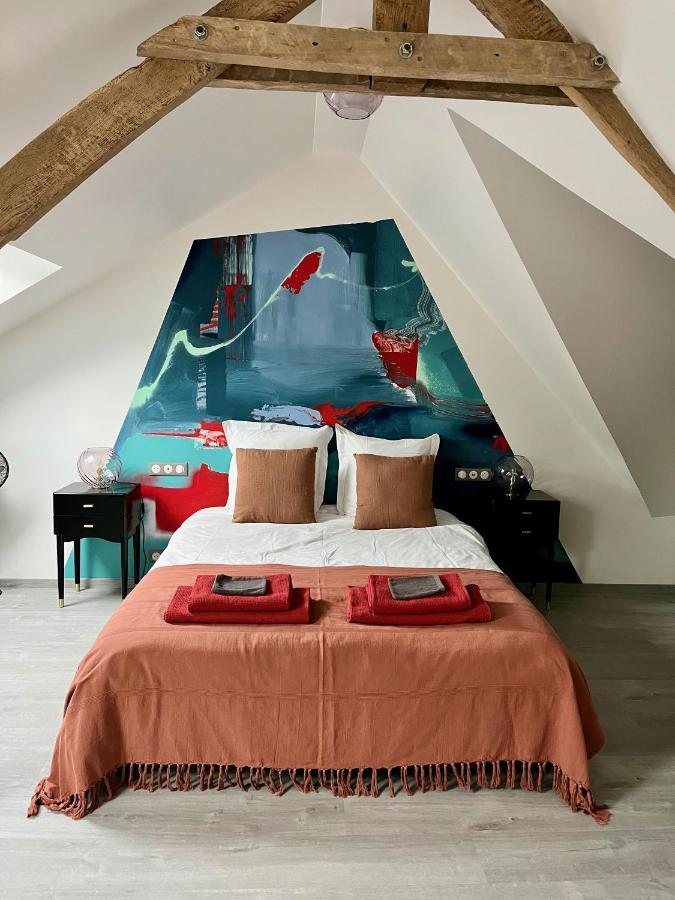 Les Bobos A La Ferme Bed and Breakfast La Madelaine-sous-Montreuil Eksteriør billede